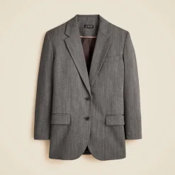 Gamine blazer in Italian studio wool blend