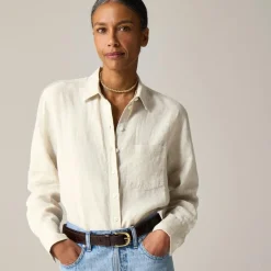 Garçon classic shirt in Baird McNutt Irish linen