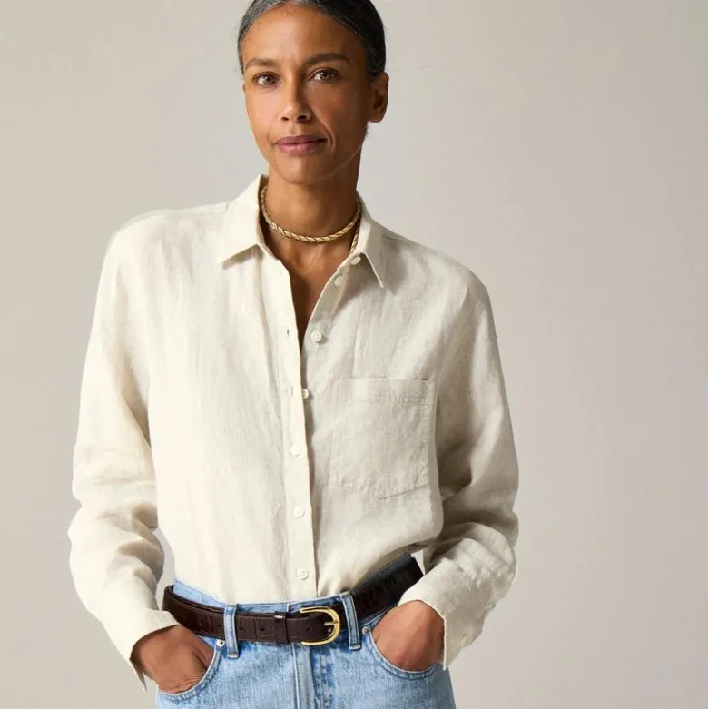 Garçon classic shirt in Baird McNutt Irish linen