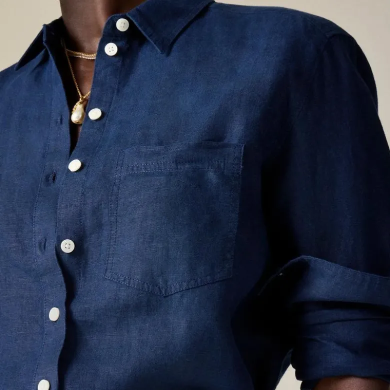 Garçon classic shirt in Baird McNutt Irish linen