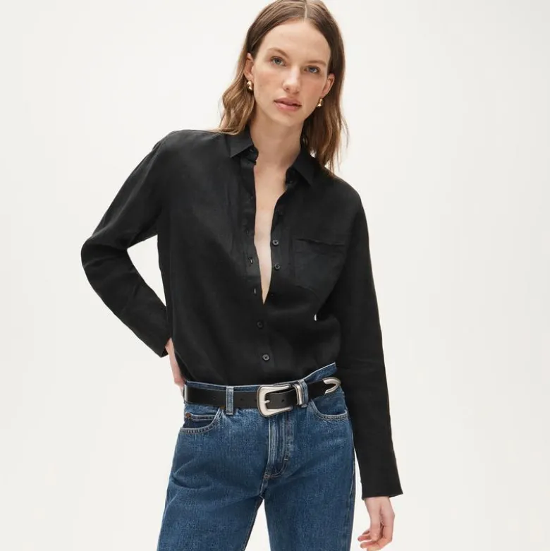 Garçon classic shirt in Baird McNutt Irish linen
