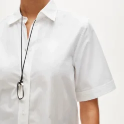 Garçon short-sleeve shirt in cotton poplin