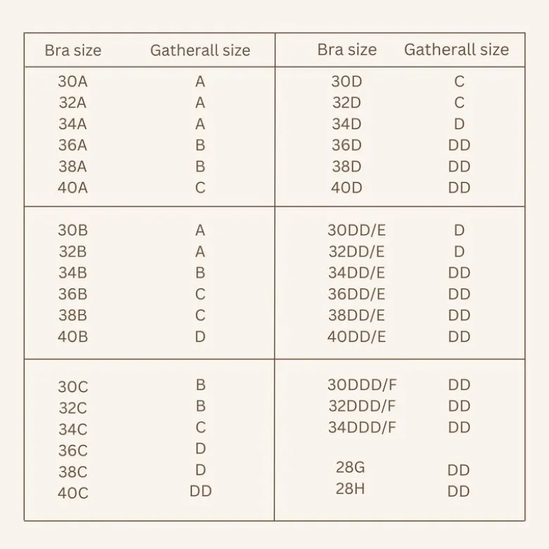 GATHERALL® bra
