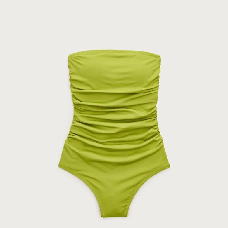 Gemma ruched bandeau one-piece