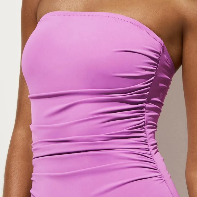 Gemma ruched bandeau one-piece