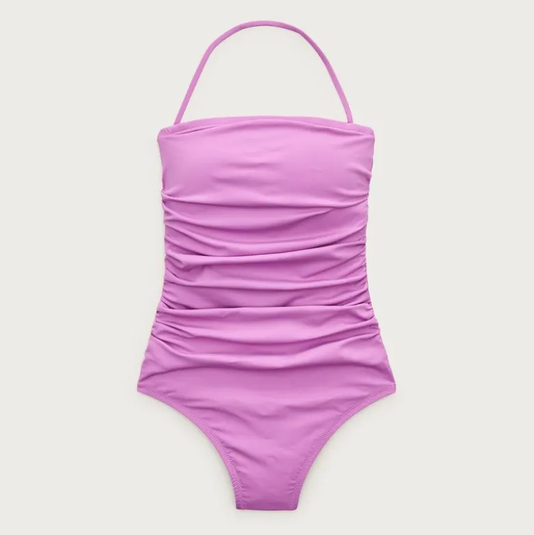 Gemma ruched bandeau one-piece