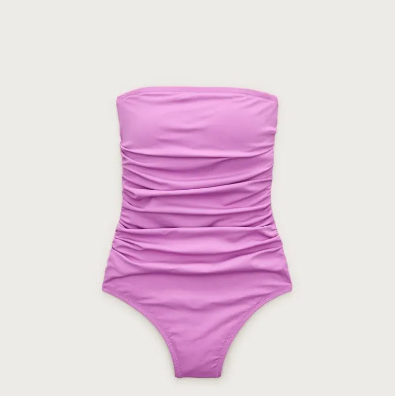 Gemma ruched bandeau one-piece