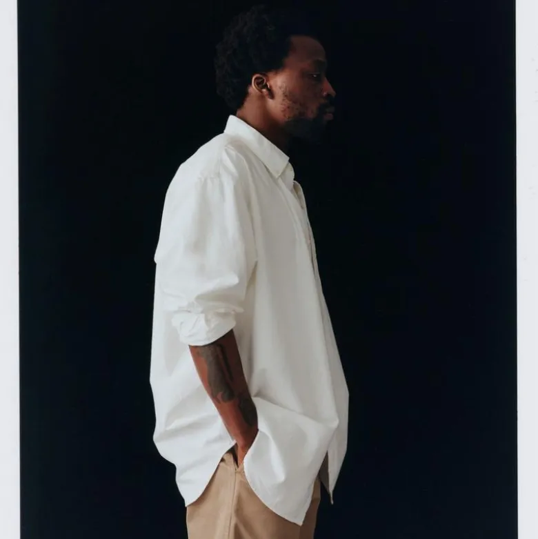 Giant-fit oxford shirt