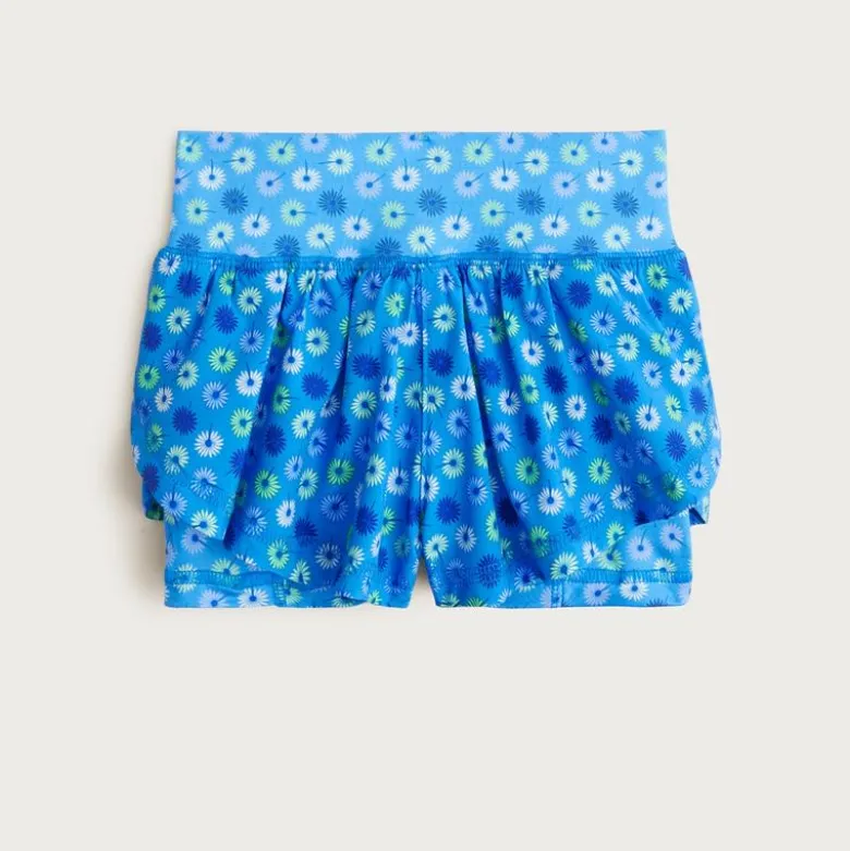Girls' flutter short in performance jersey