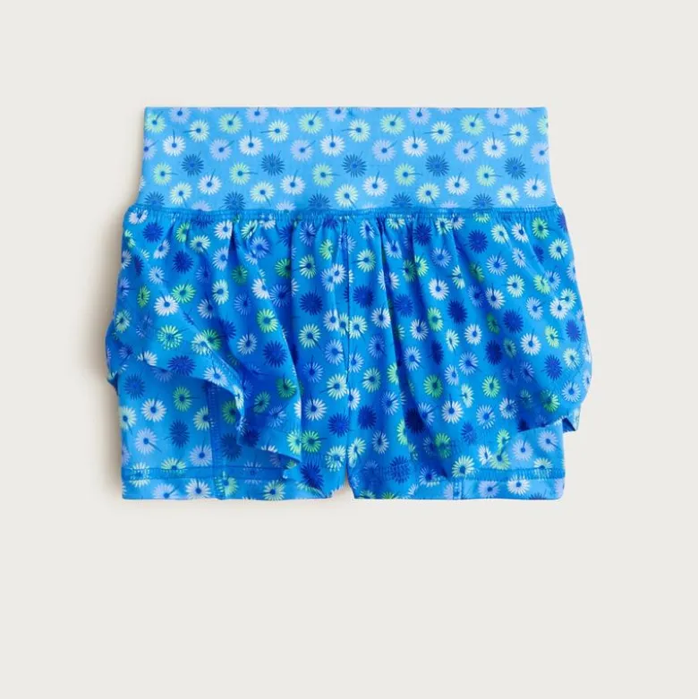 Girls' flutter short in performance jersey