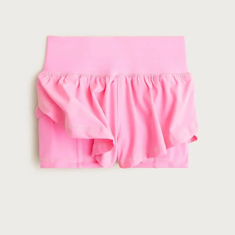 Girls' flutter short in performance jersey