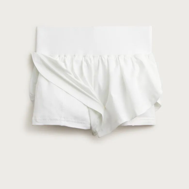 Girls' flutter short in performance jersey