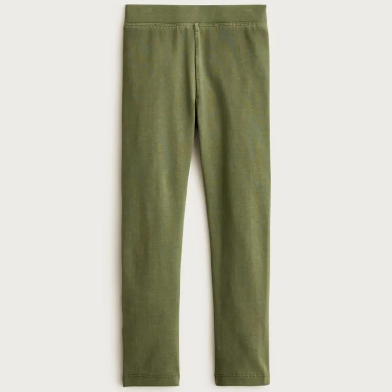 Girls' garment-dyed everyday leggings