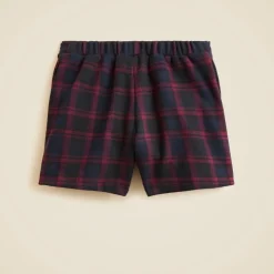 Girls' heavyweight Seaboard soft-knit skort in plaid