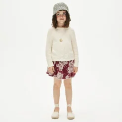 Girls' Marina beach sweater in cotton blend