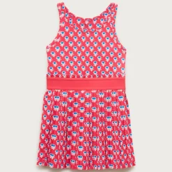 Girls' match point dress in performance jersey