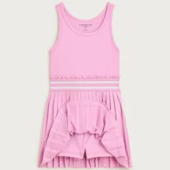 Girls' match point dress in performance jersey