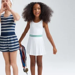 Girls' match point dress in performance jersey