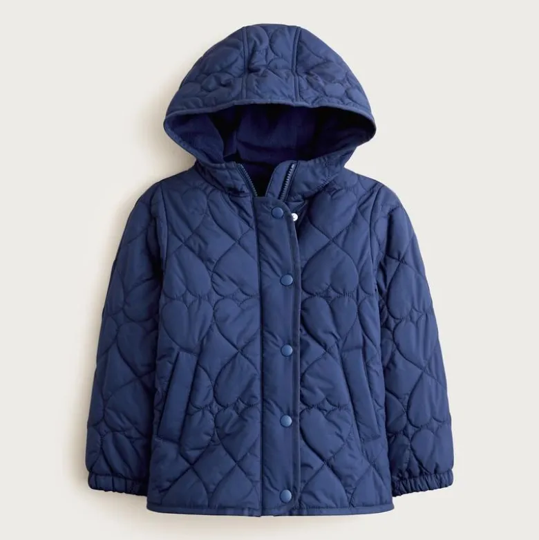 Girls' Pippa quilted jacket with PrimaLoft®