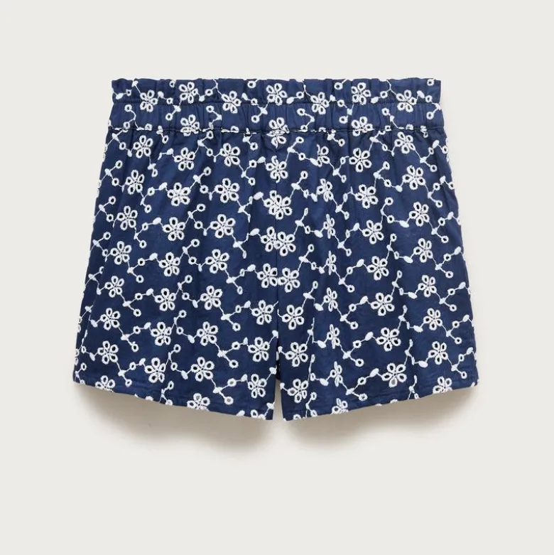 Girls' pull-on eyelet short