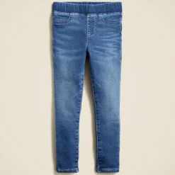 Girls' pull-on jean in channel wash
