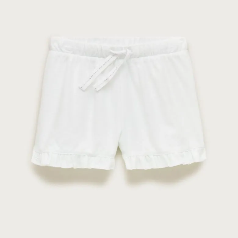 Girls' pull-on short in twill