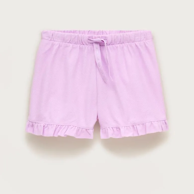 Girls' pull-on short in twill