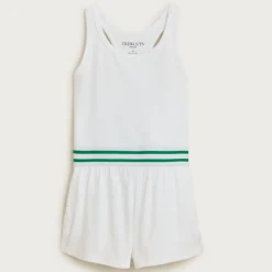 Girls' romper in performance jersey