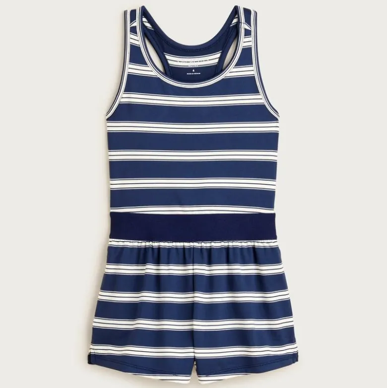Girls' romper in performance jersey