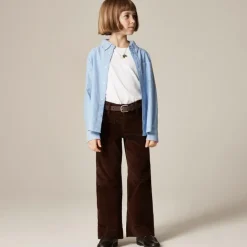 Girls' sailor corduroy trouser with heart pockets
