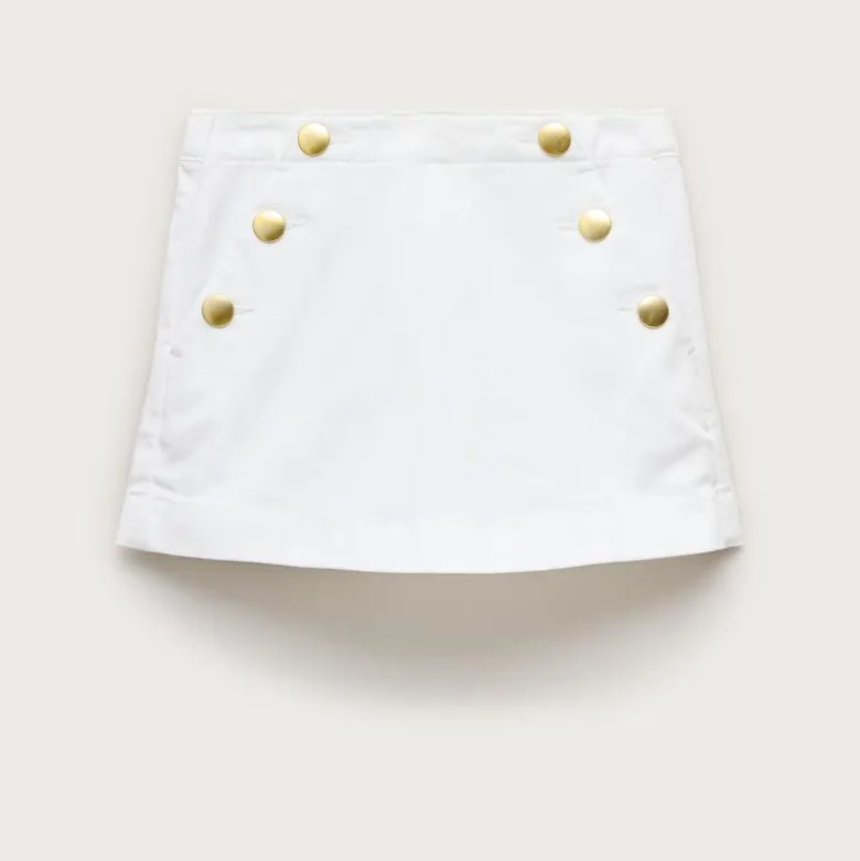 Girls' Sailor skort in chino