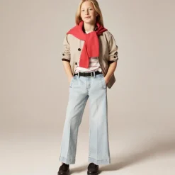 Girls' Sailor stretch denim trouser