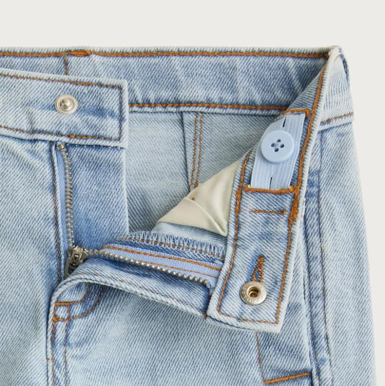 Girls' Sailor stretch denim trouser