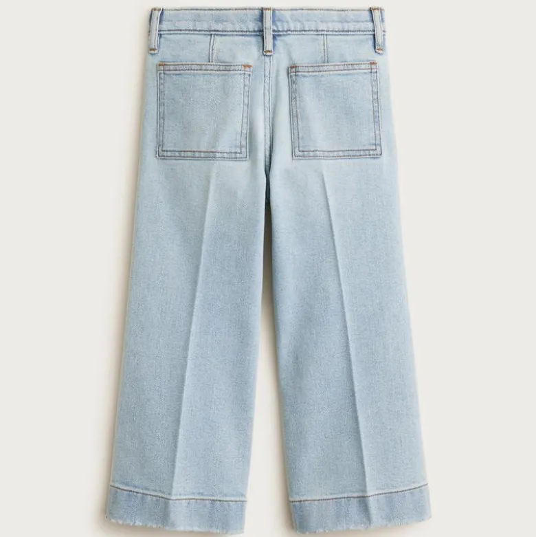 Girls' Sailor stretch denim trouser
