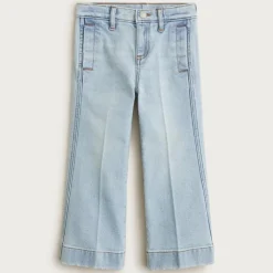 Girls' Sailor stretch denim trouser