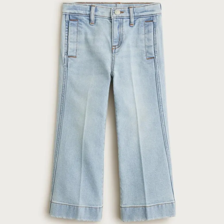 Girls' Sailor stretch denim trouser