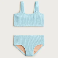 Girls' scrunchie two-piece swimsuit