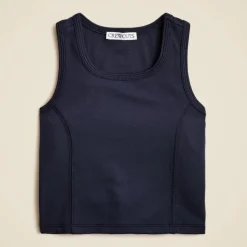 Girls' seamed tank top in performance jersey