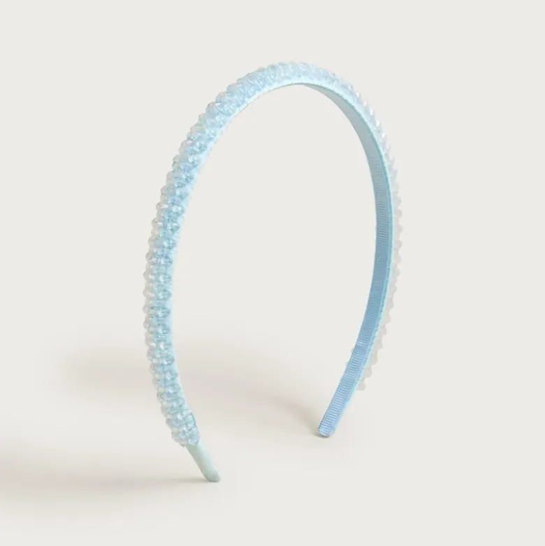 Girls' slim beaded headband