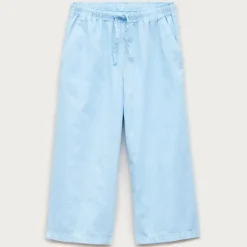 Girls' Soleil pant in linen-cotton blend