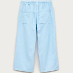 Girls' Soleil pant in linen-cotton blend