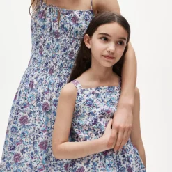 Girls' sundress in Liberty® Christelle fabric