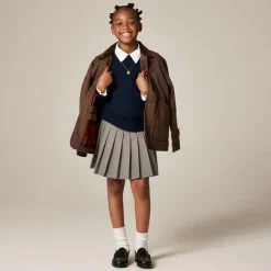 Girls' uniform pleated skirt