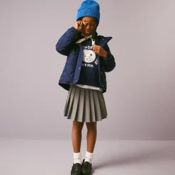 Girls' uniform pleated skirt
