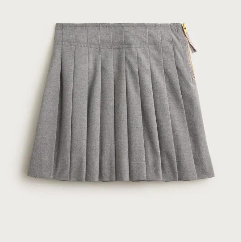 Girls' uniform pleated skirt