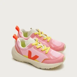 Girls' Veja™ canary lace-up sneakers