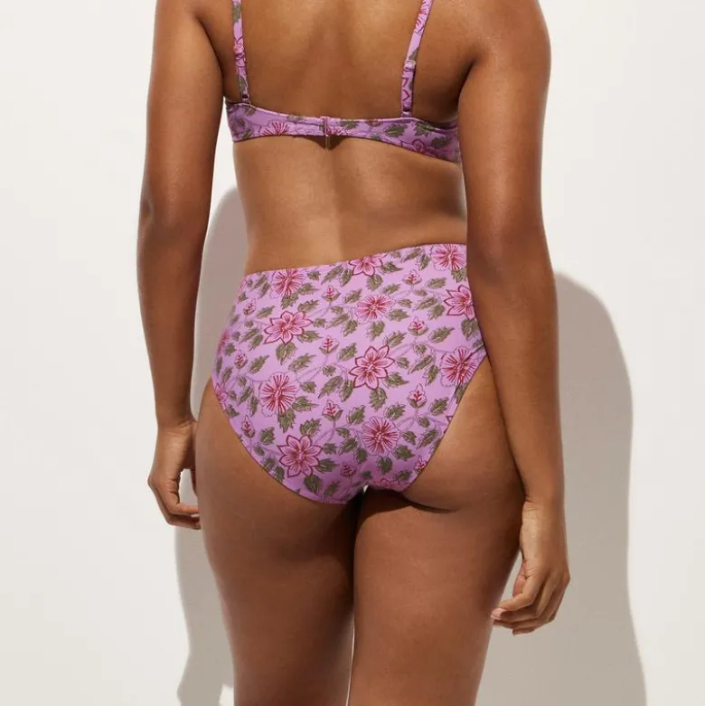 Hallie bikini bottom in iris floral