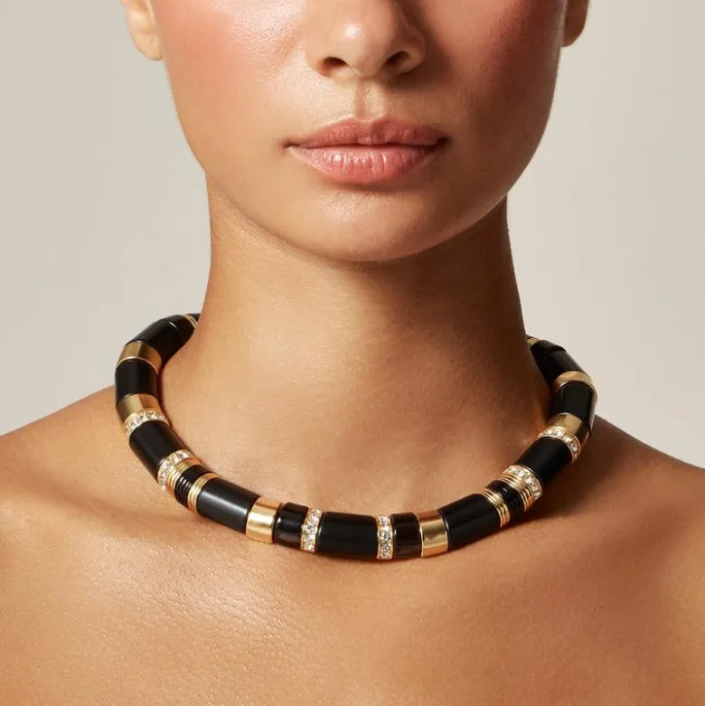 Handcut stone necklace