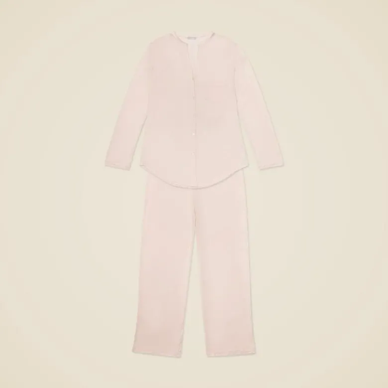 HANRO® Cotton Deluxe long-sleeve pajamas
