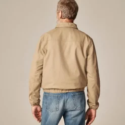 Harrington jacket in cotton twill